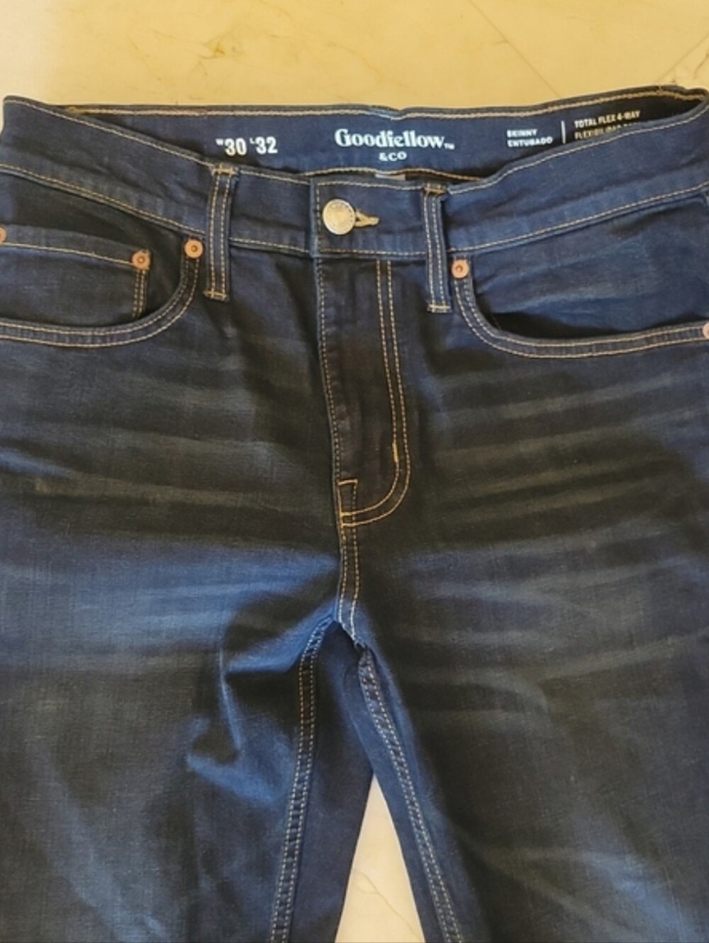 Goodfellow & Co Men’s Indigo Skinny Jeans, 30 X 32